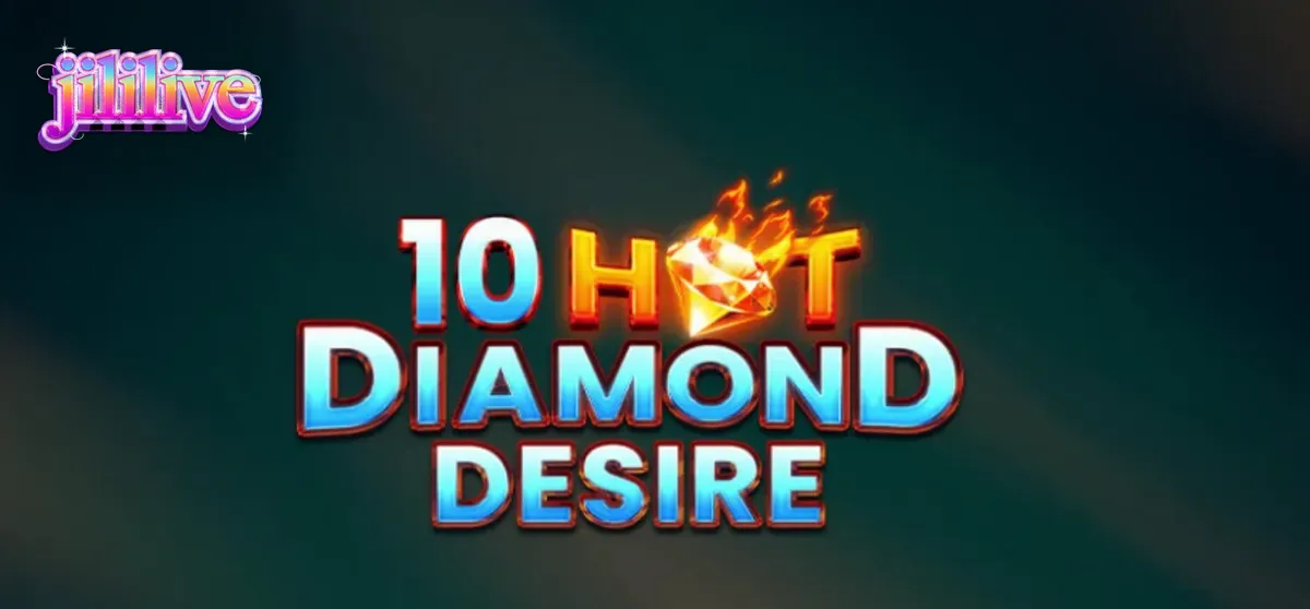 10 Hot Diamond Desire স্লটের উজ্জ্বল এবং নিয়ন থিমযুক্ত ইন্টারফেস